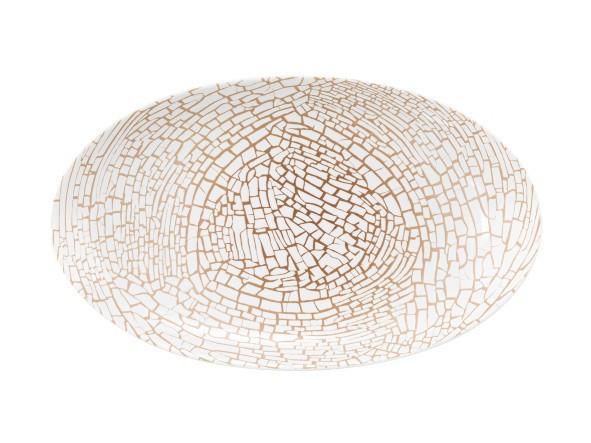 Seltmann Weiden Servierplatte oval 24x14,5cm Liberty 65161 Krakelee