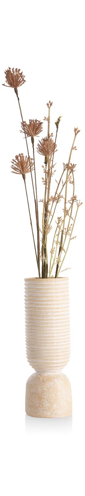 Coco Maison Vase NOVA ca. B7 H19 T7 cm in Polyresin taupe,orange