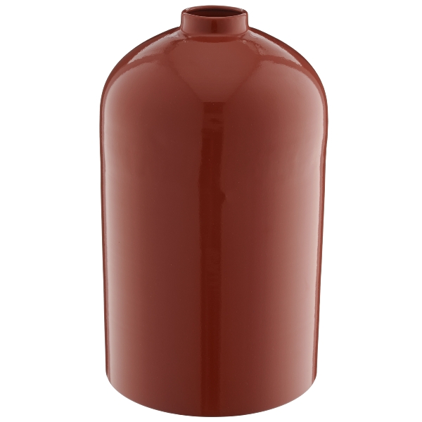 Roomio Flaschenvase LOOK LIKE STONEWARE ca. B19 H33 T19 cm in Fb. terracotta, Zylinder, Krug, Töpferei, Vase