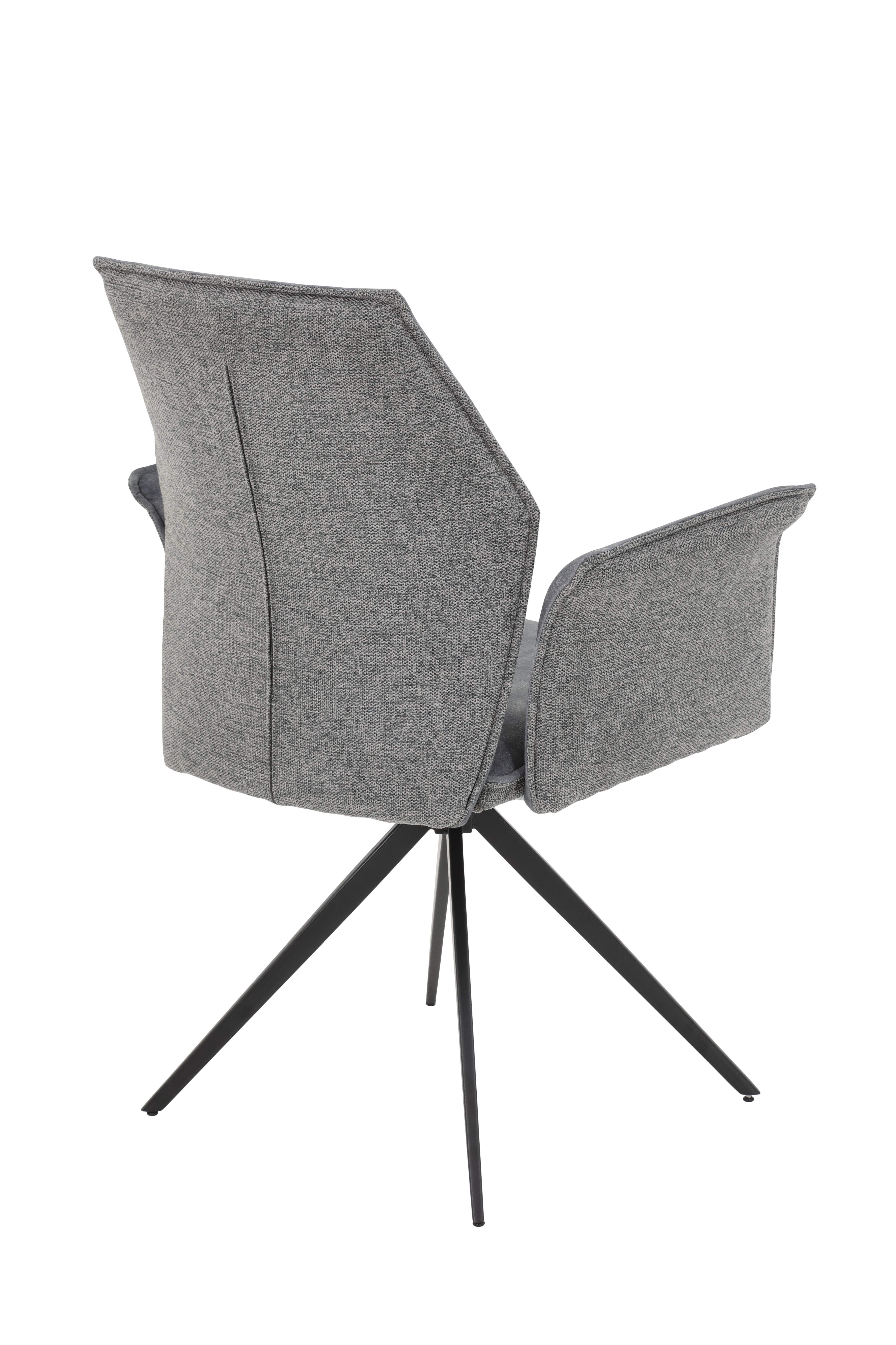Stuhl Susanne in Stoff Vintage grau