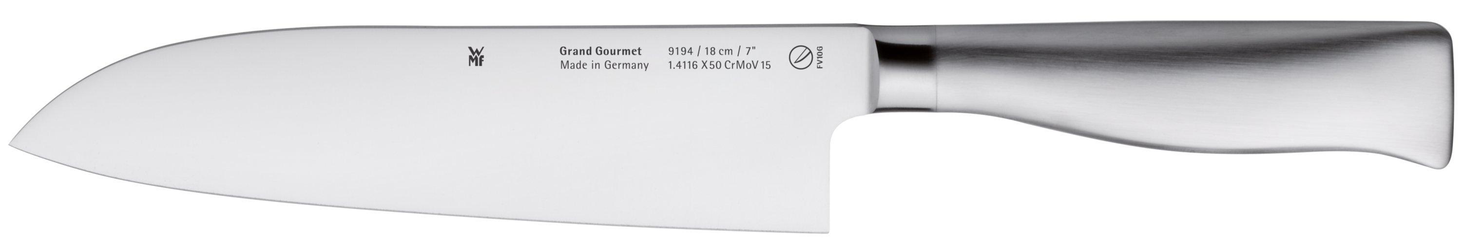 WMF Grand Gourmet Santokumesser, 18 cm in Edelstahl