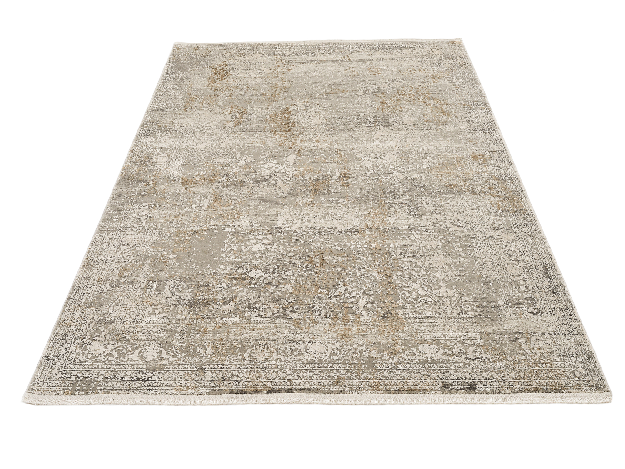OCI Teppich Bestseller Cava in grau-gold ca. 140x200 cm