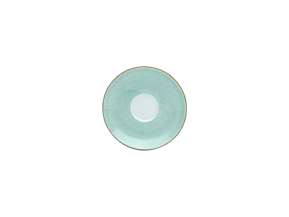CreaTable Espressountere Vintage Nature in Farbe Aqua glänzend