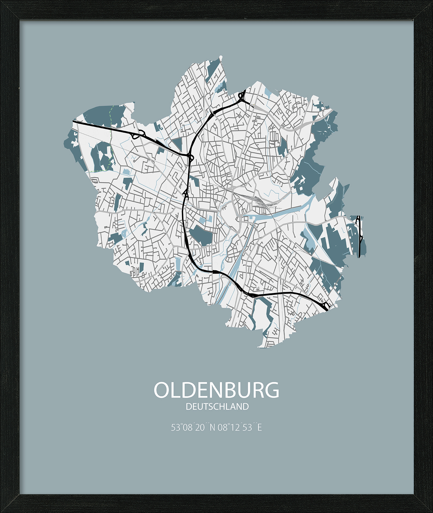 ProArt Framed-Art Scandic Living 55x65cm Oldenburg