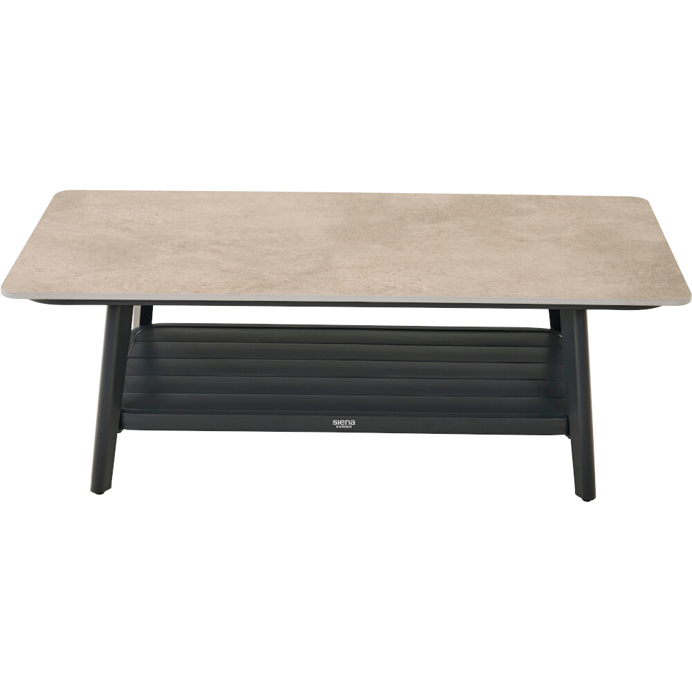 Lounge-Set 4-teilig LIGURIA in Farbe Gardino®-Geflecht twisted in taupe grau , Kaffeetisch, Mobiliar, Tabelle, Schreibtisch