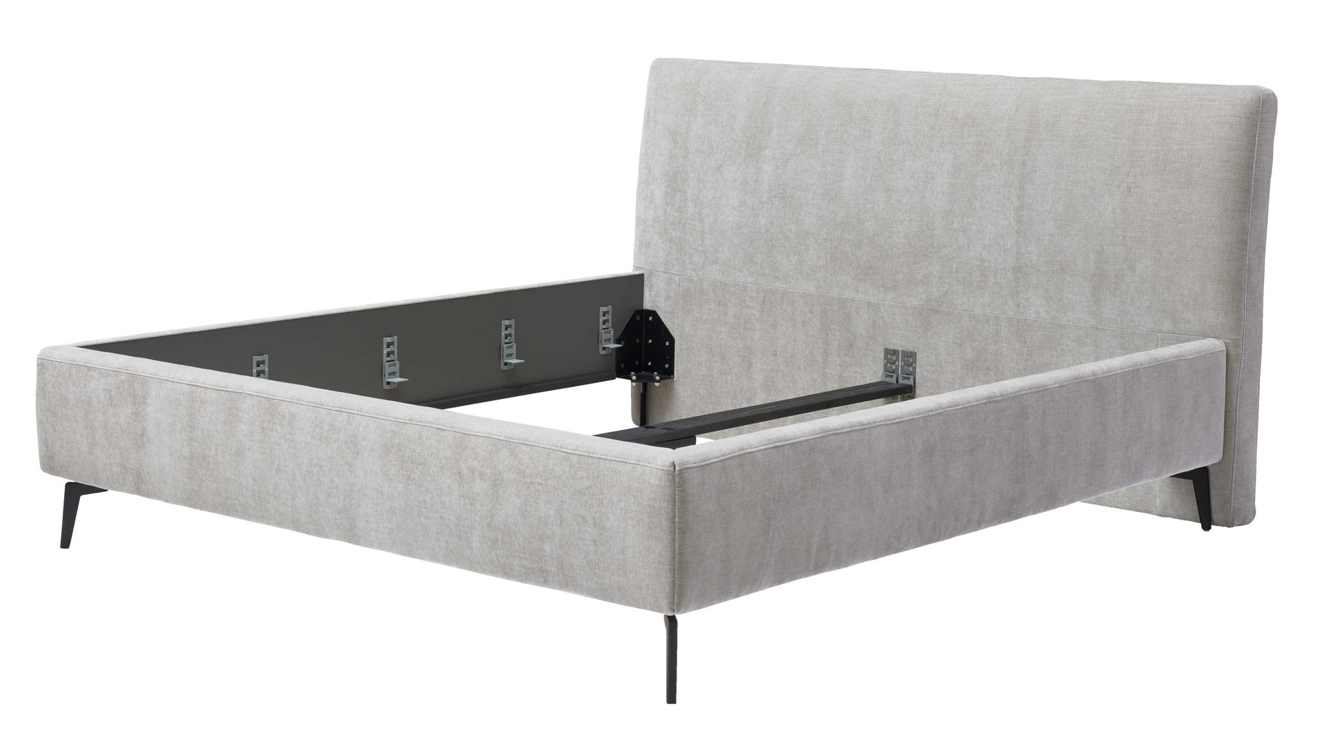 Interliving Polsterbett-Gestell IL 1416 PB ca. 180x200cm in Stoff Balu silber Interliving Polsterbett-Gestell IL 1416 PB ca. 180x200cm in Stoff Balu silber