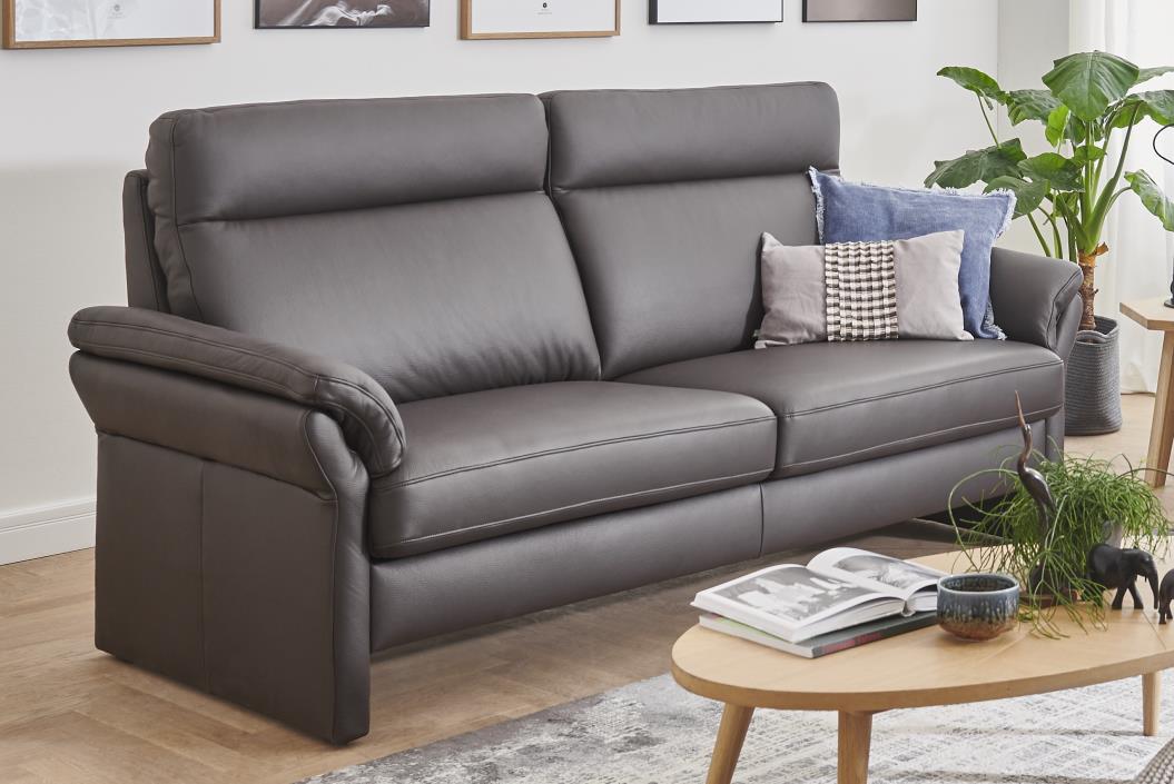3-Sitzer XL  ca. B218 H85 T89 cm in Leder Soft-Line mocca