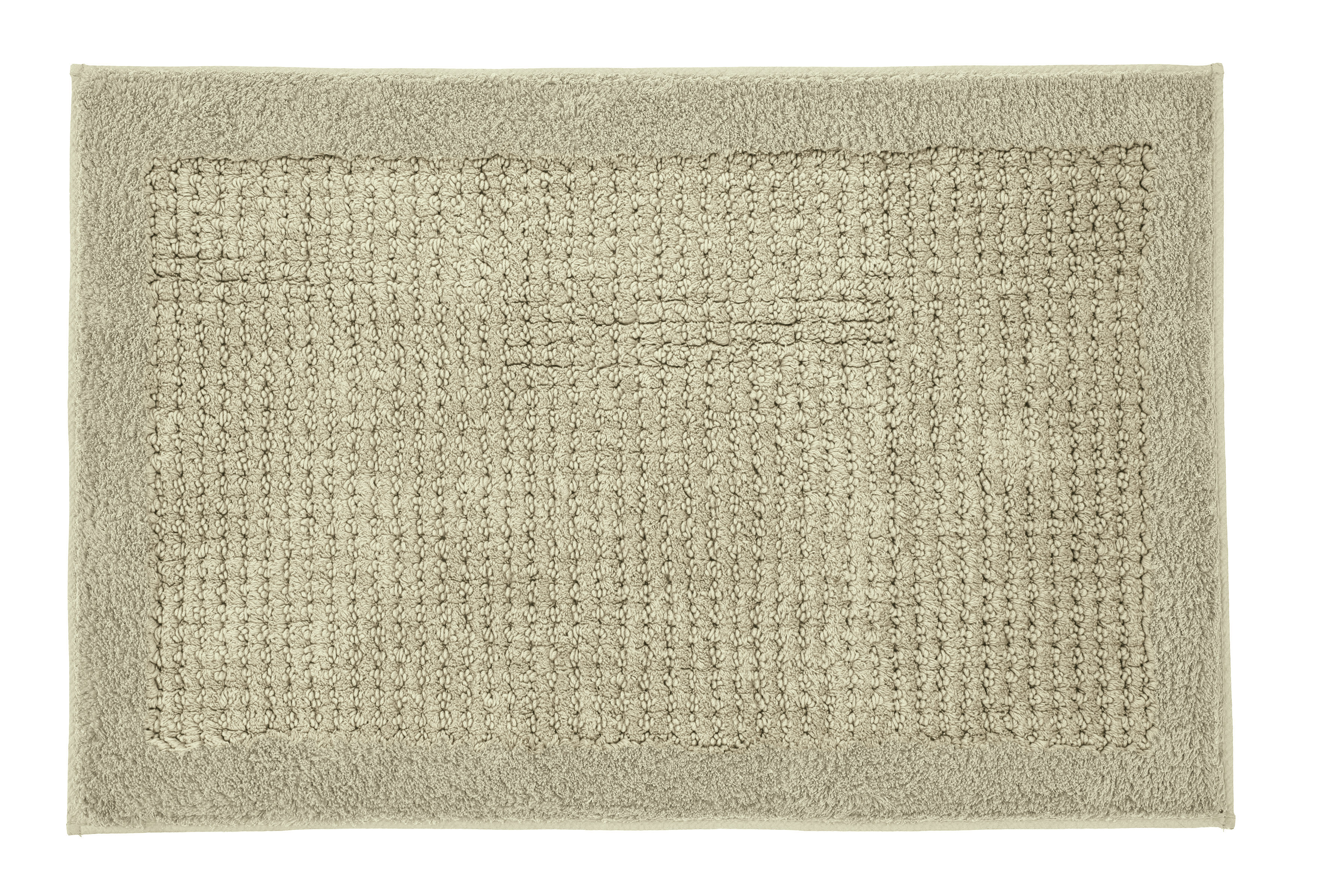 Kleine Wolke Badteppich NET ca. 70x120cm in Farbe Schilf