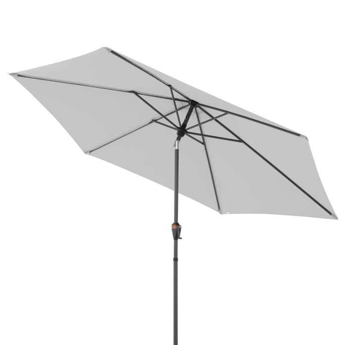 Doppler Schirm MYZONE AUTO TILT ca. 305cm in Farbe hellgrau, Baldachin, Regenschirm, Wohnen, Terrasse, Sonnenschirm