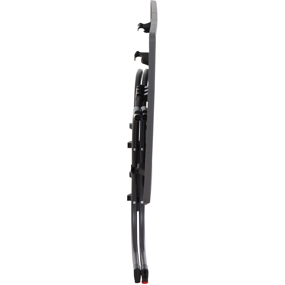 Klapptisch PACO ca. 110x70cm in Farbe anthrazit/schiefer antik, Kissen, Schwert, Stelzen, Pistole, Gewehr