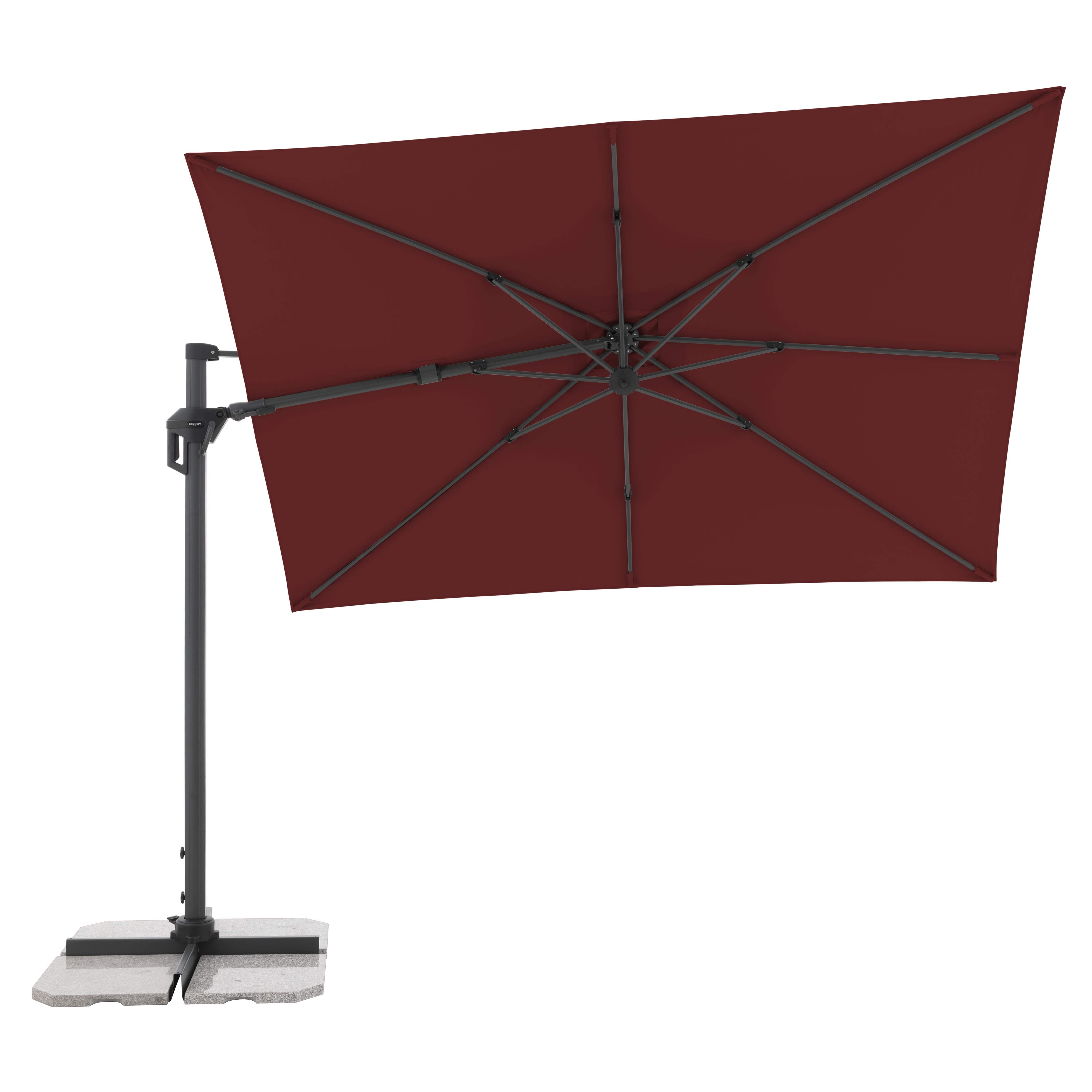 Doppler Pendelschirm ACTIVE GREEN in bordeaux