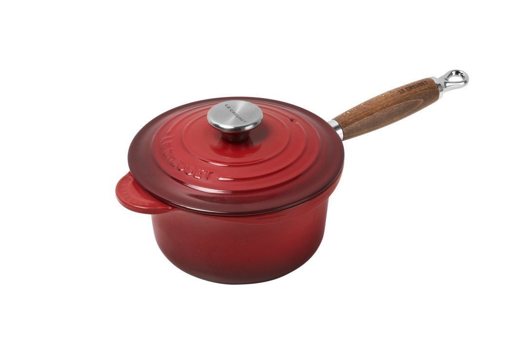 Le Creuset Profitopf mit Holzgriff Ø ca. 18cm Kirschrot