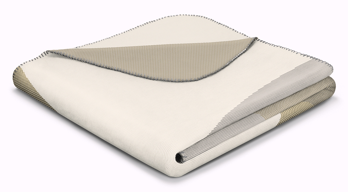 Biederlack Decke ca. 150x200cm in Farbe Lava Light