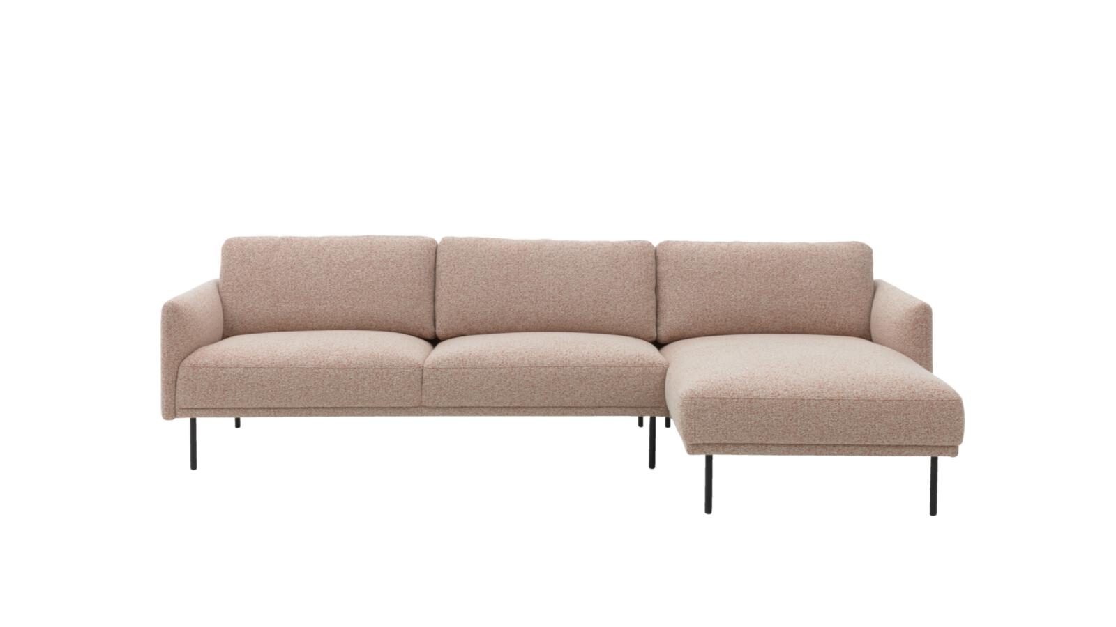 Roomio Polsterecke NO. 4104 ca. 277x154cm in Stoff Donna rusty melange