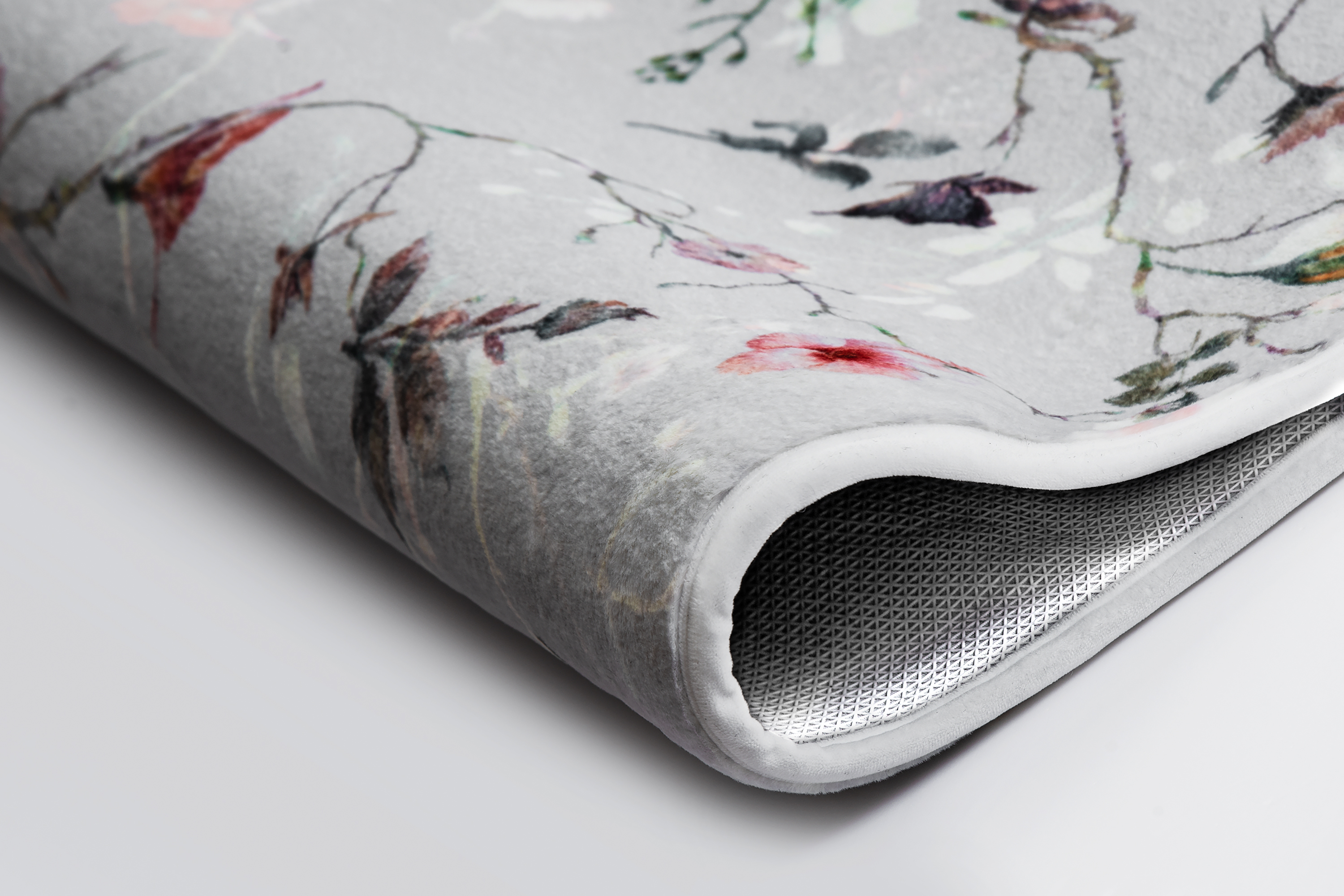 Kleine Wolke Badteppich FLORES ca. 70x120cm in Farbe Multicolor