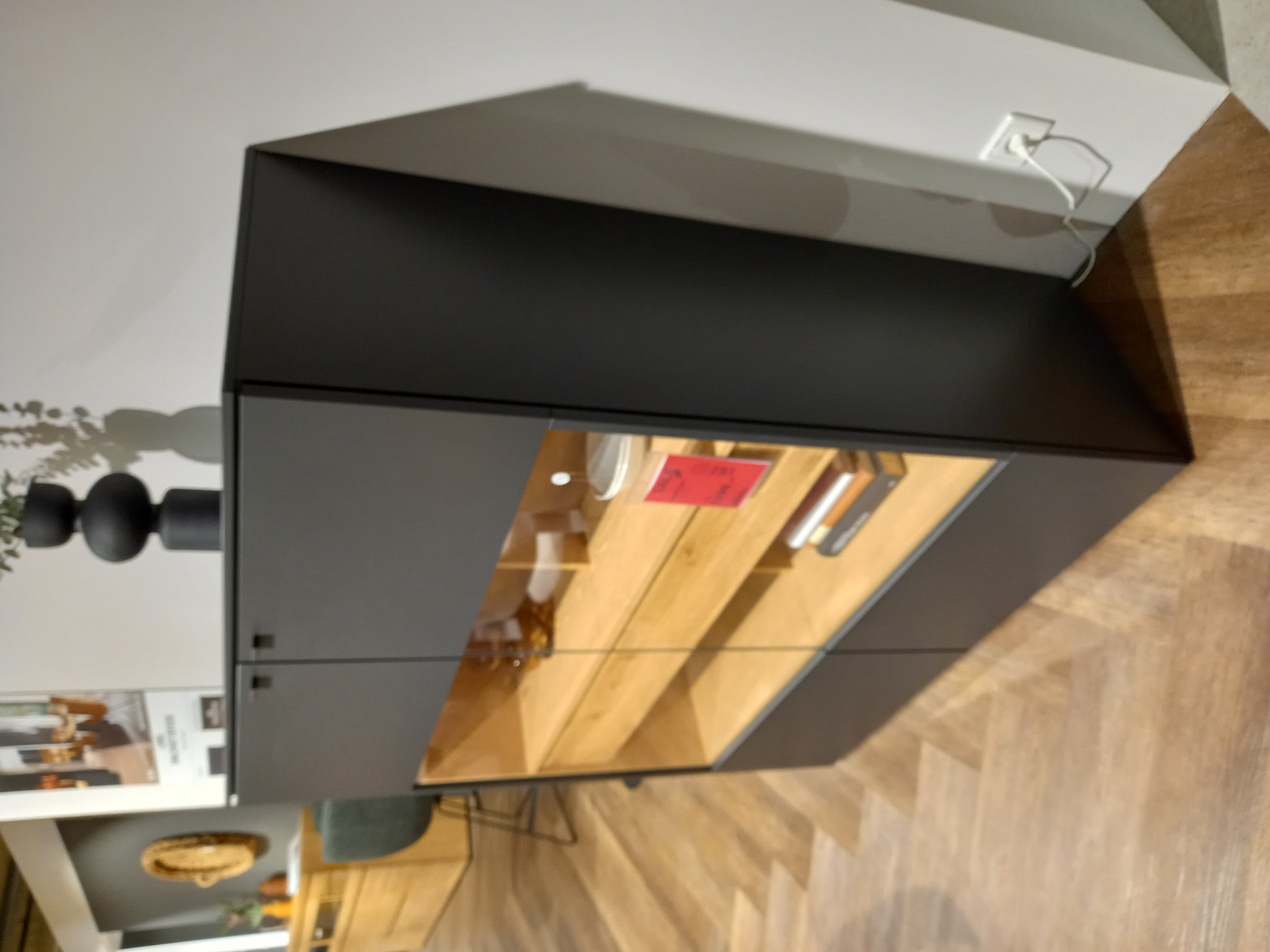 Highboard in Eiche gehackt geölt gebürstet, Moebel, Anrichte, Kabinett, Stuhl, Holz