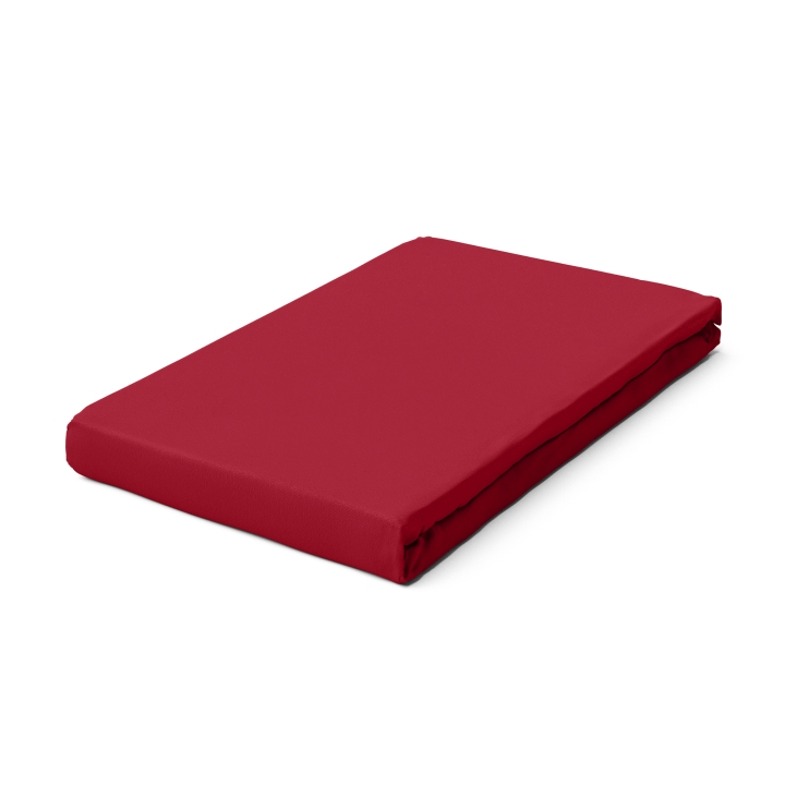 Schlafgut Pure Topper Spannbettlaken ca. 90x190-100x220cm in Farbe Red Deep