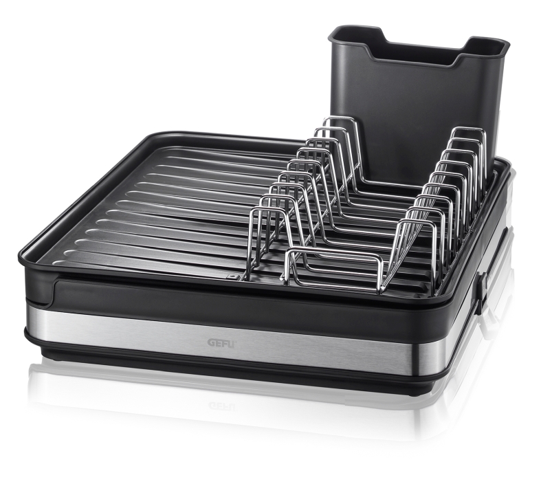 GEFU Abtropfgestell SMARTLINE in Farbe schwarz/silber