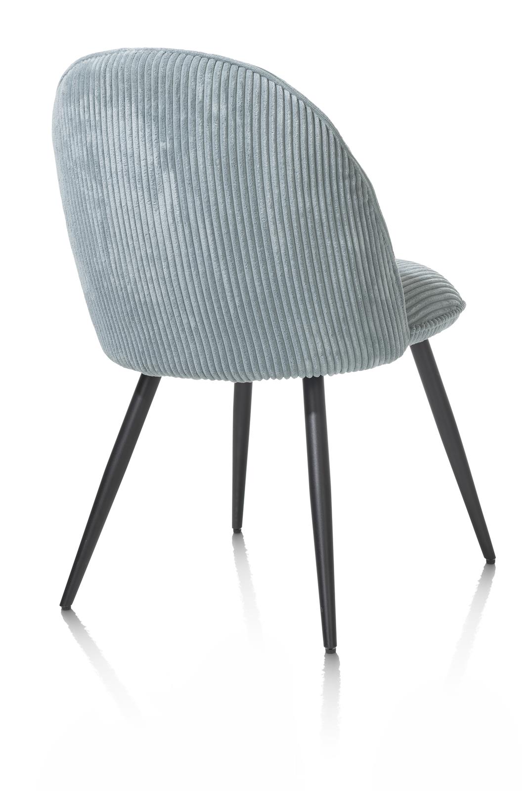 Habufa Stuhl  ca. B52 H85 T63 cm in Stoff Rivas hellblau