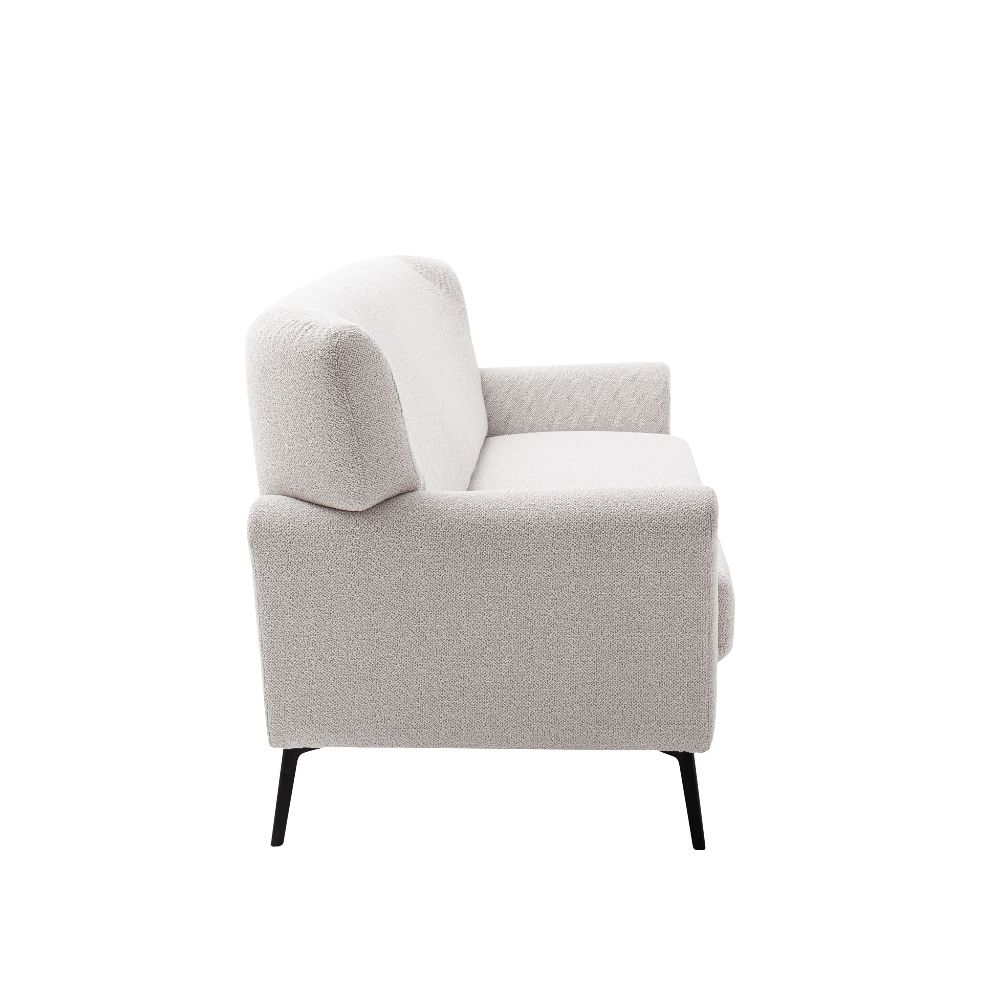 SCHÖNER WOHNEN-Kollektion Sofa 2,5-sitzig AMADEO in Stoff Space silver/cream