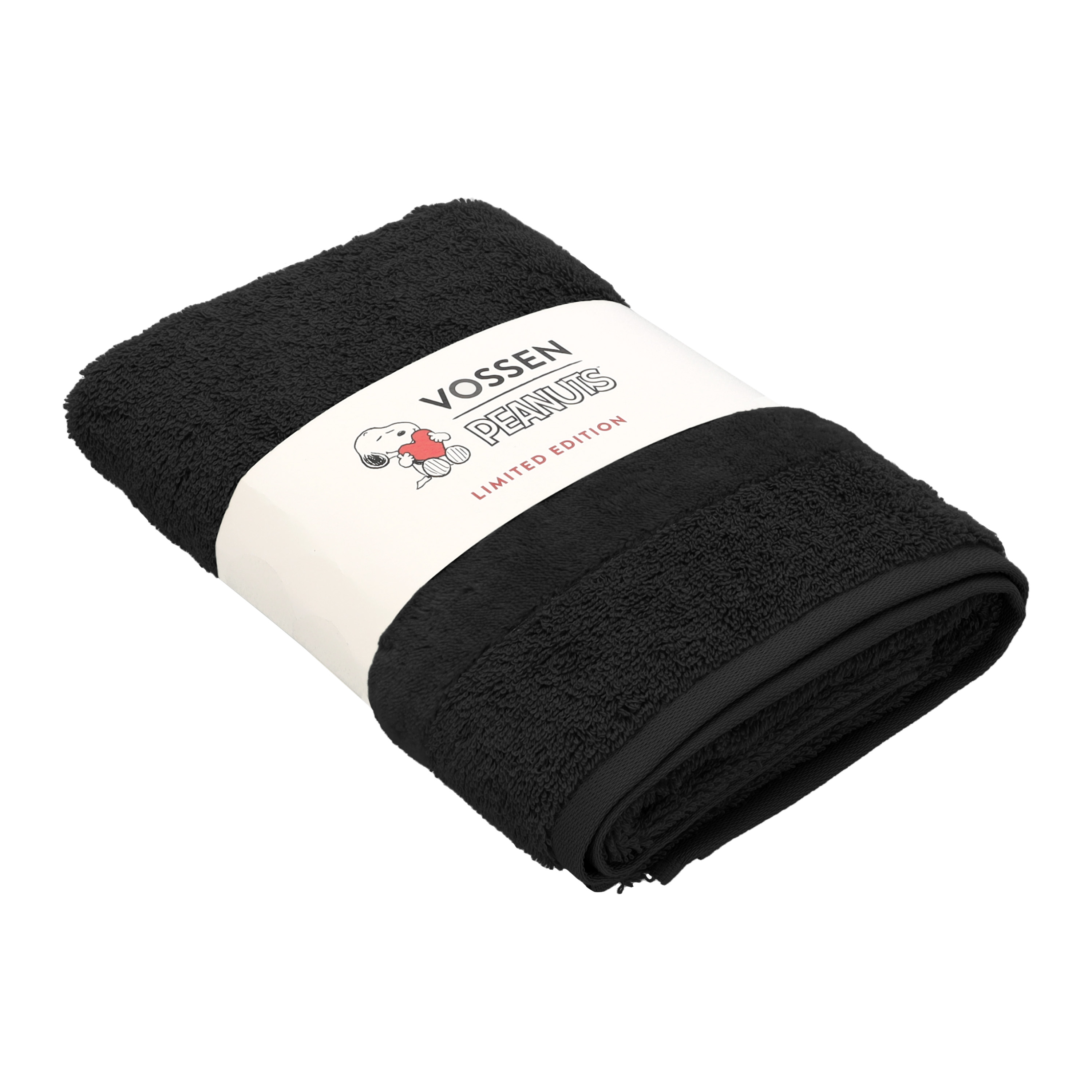 Vossen Handtuch Sleepy Snoopy ca. 50x100cm in Farbe schwarz, Badetuch, Handtuch