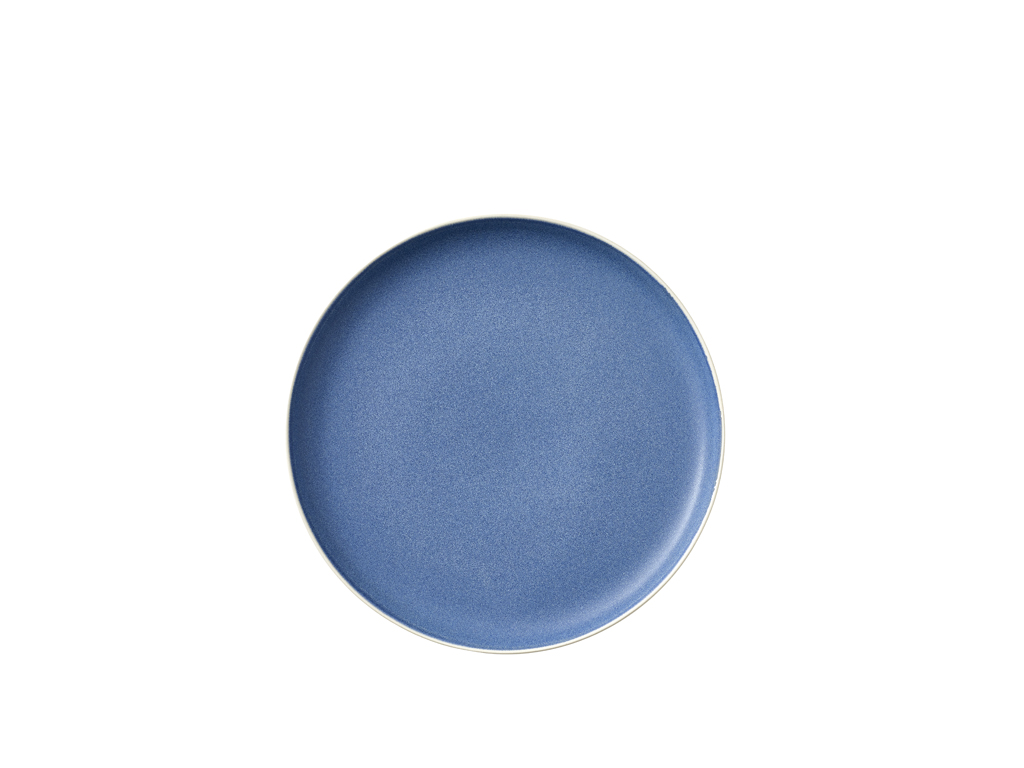 F&H Lunchteller STUDIO ROUND NORTH in Farbe Matte white/Matte river