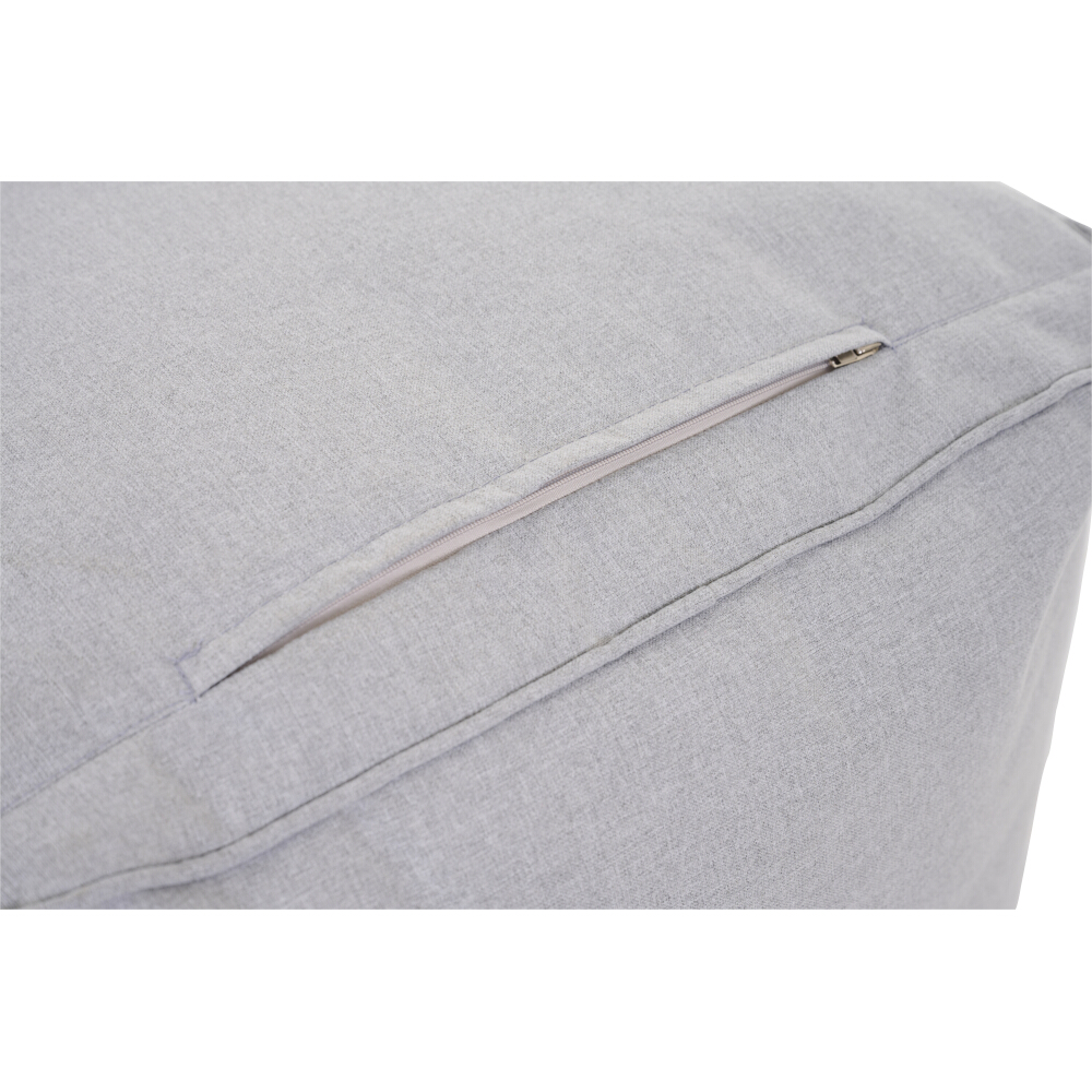 Gautzsch Sitz-Fusshocker INTEGRAL ca.46x48x46 cm in Stoff chalk grey, wetterfest