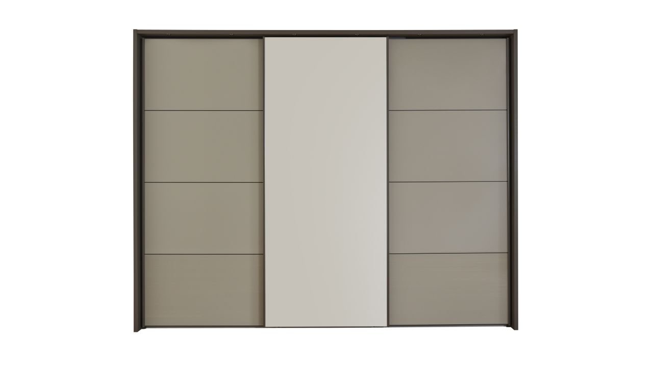 Wiemann Schwebetürenschrank Kos in anthrazit/kieselgrau ca. 250 cm breit