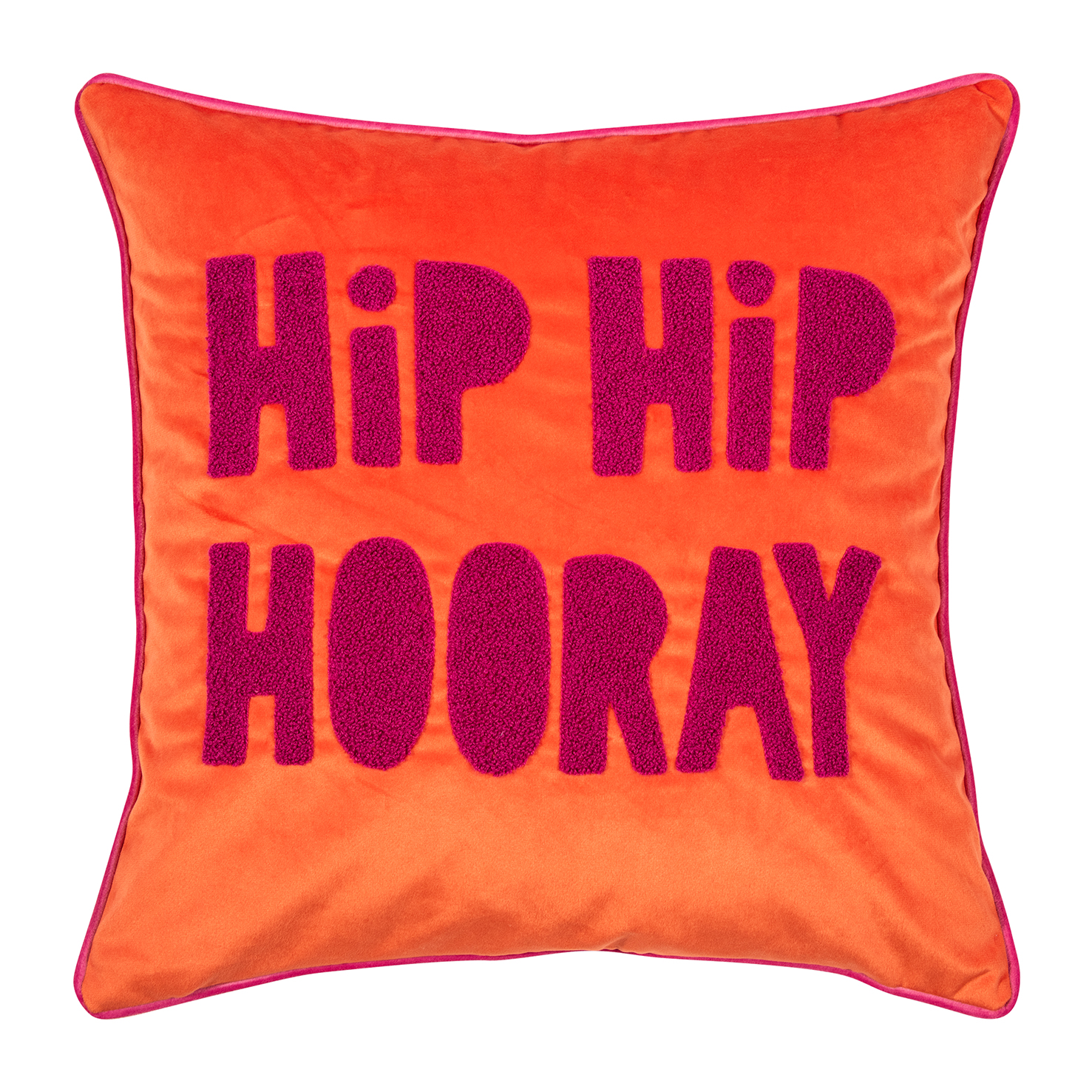 Pad Home Design Kissenhülle 45 x 45 cm LETTERS ca. 45x45 cm in Quadratisch purple-orange