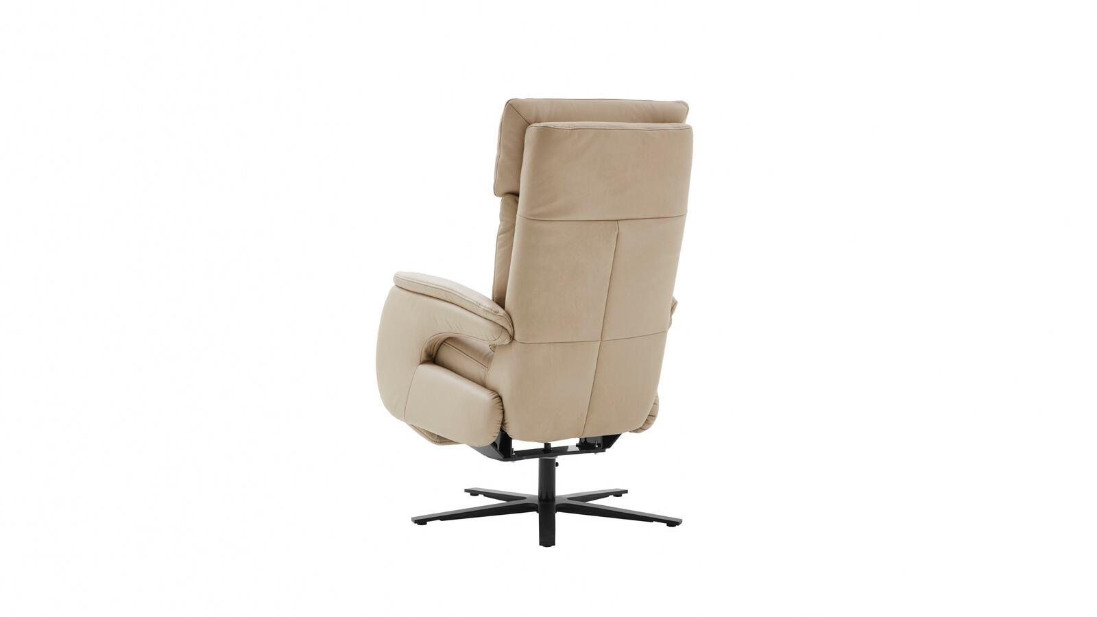 Polsteria Relaxsessel MIRA LAZYLINE in Leder Evita ecru