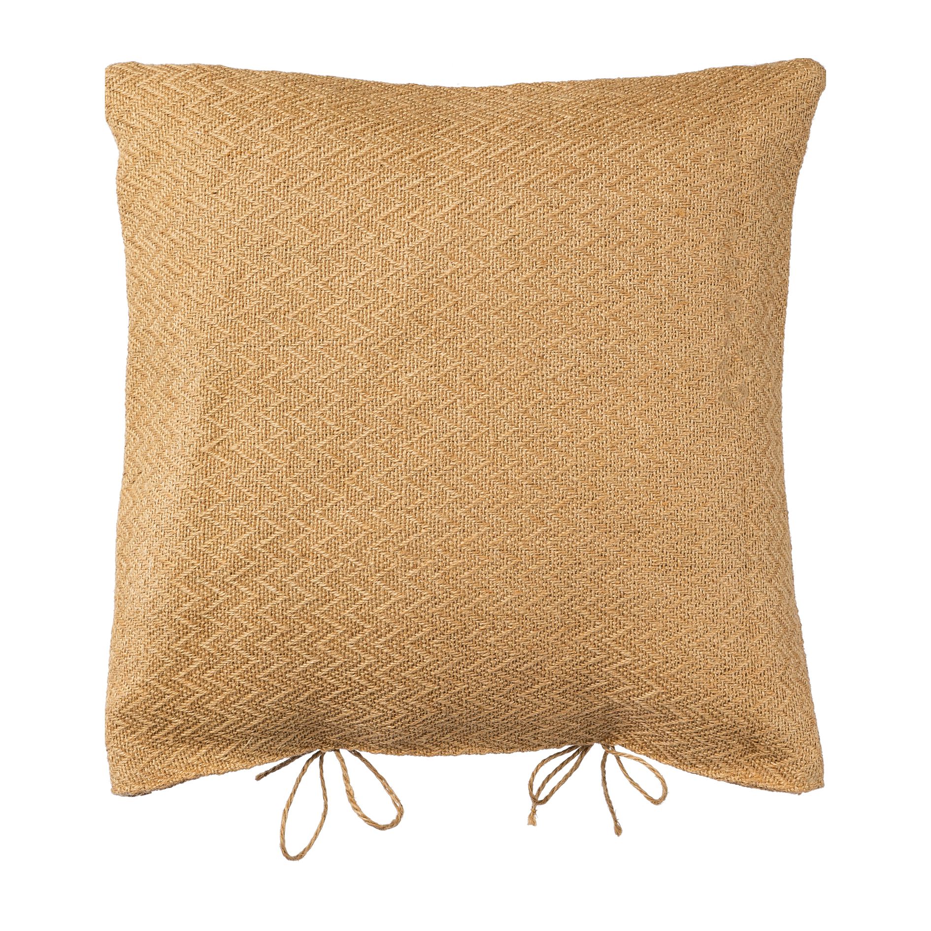 Gasper Jute Stoff Kissen WHEATON in Jute, Baumwoll, Polyester, Natur