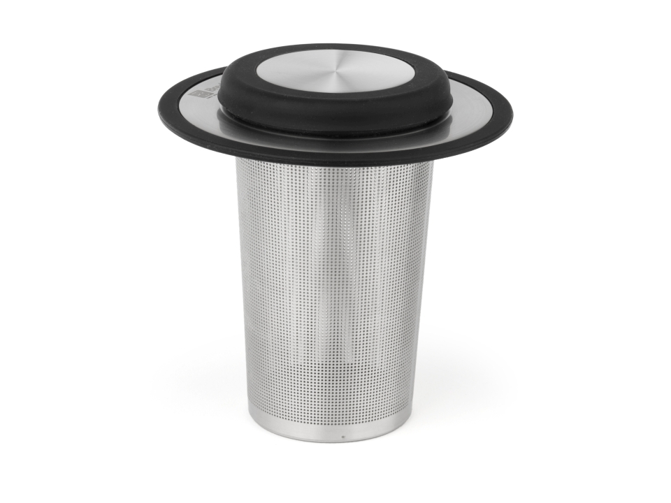 Bredemeijer Universal-Teefilter + Ablage/Deckel Universal in Farbe silberfarben satiniert