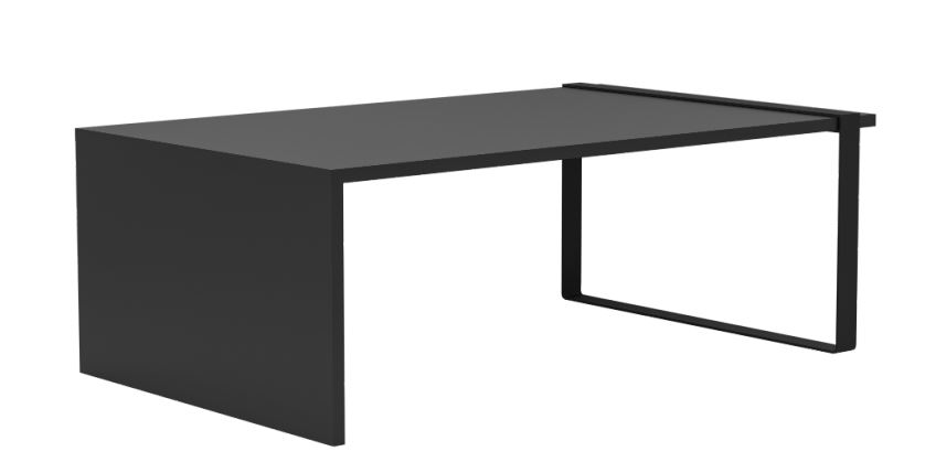 Eglo Living Couchtisch MASSIM ca. 100x60cm, H35 cm in Stahl schwarz, Schreibtisch, Mobiliar, Tabelle, Postfach