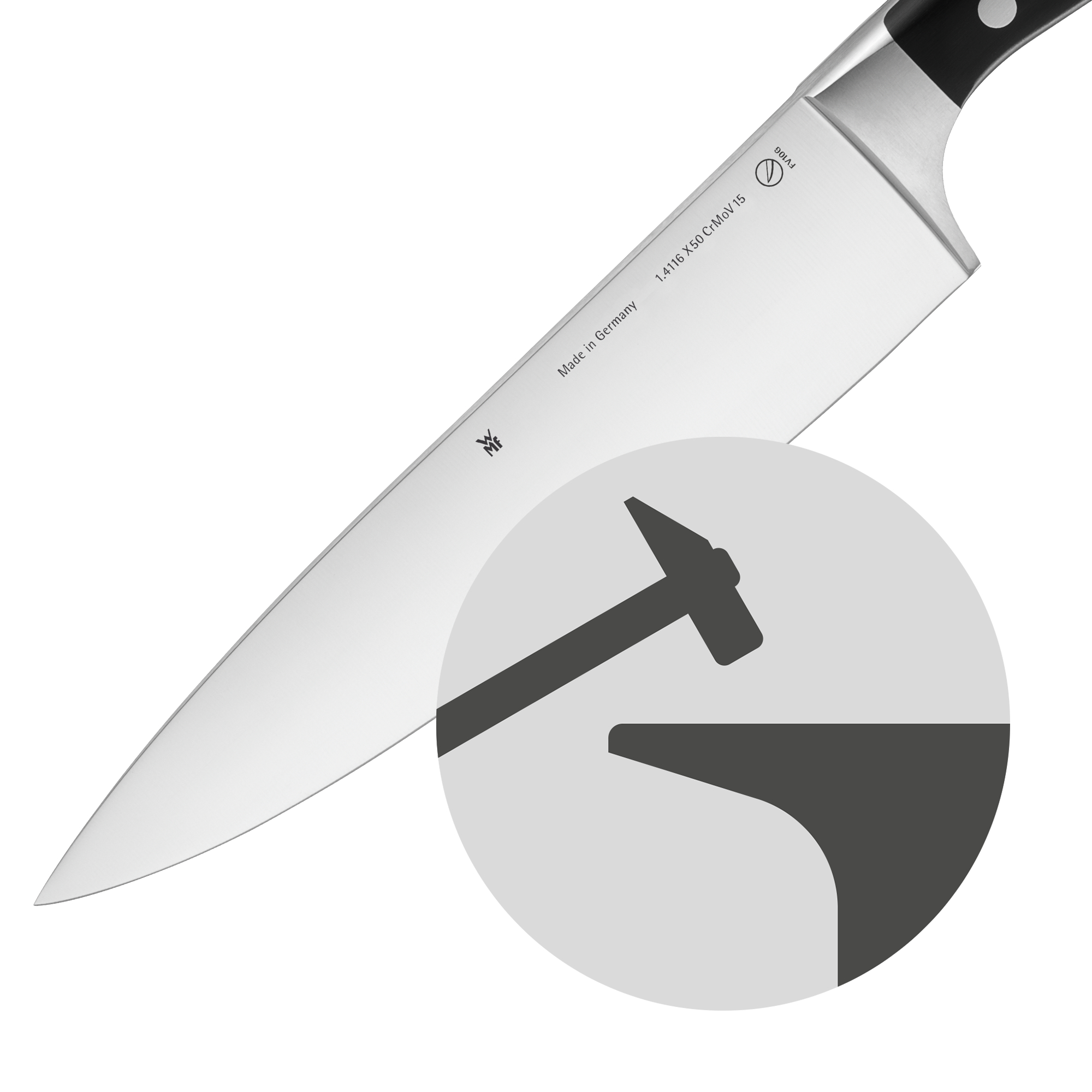 WMF Spitzenklasse Plus in schwarz/Edelstahl