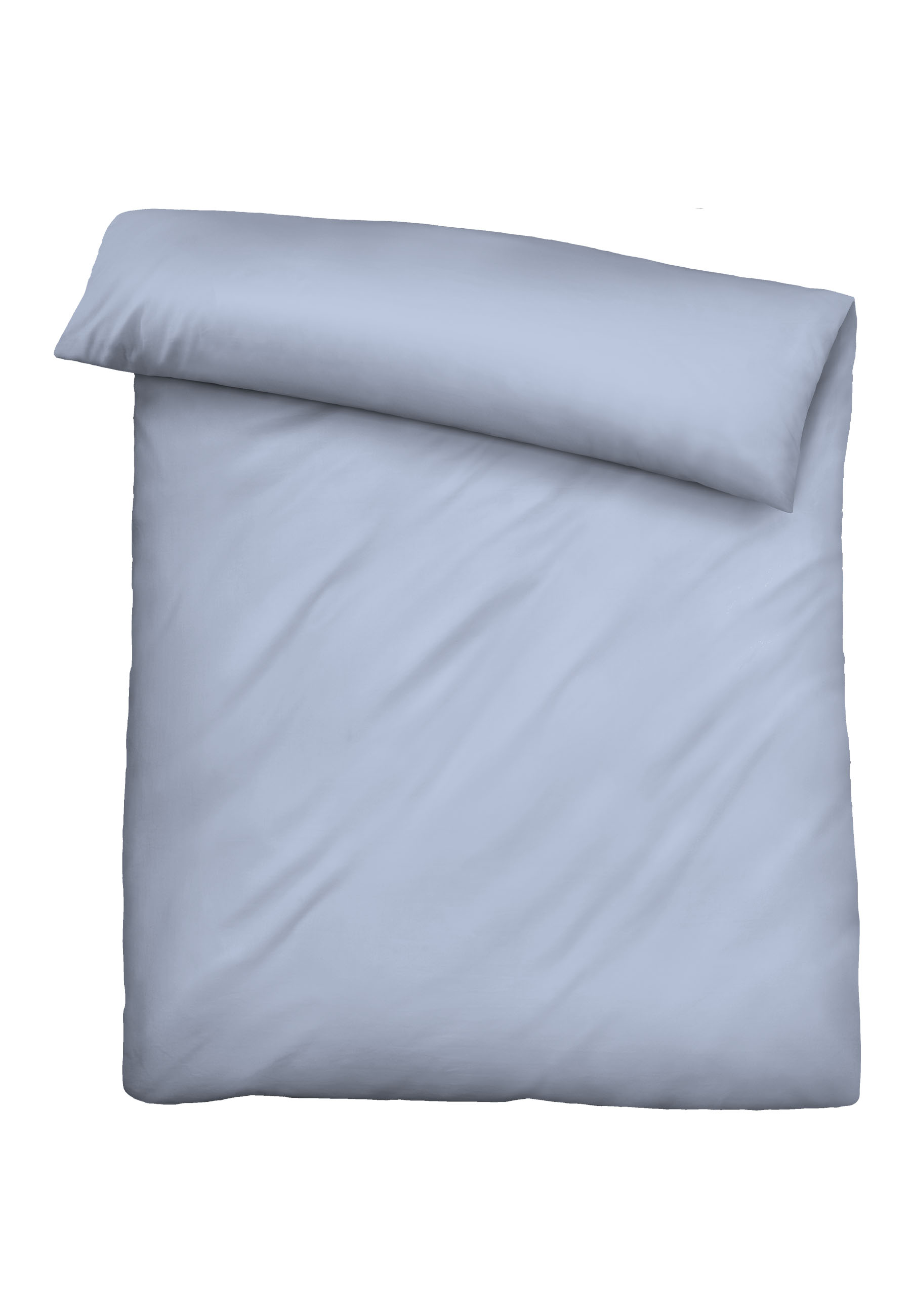 Biberna Tencel-Bettwäsche ca. 155x220cm in Farbe Eisblau