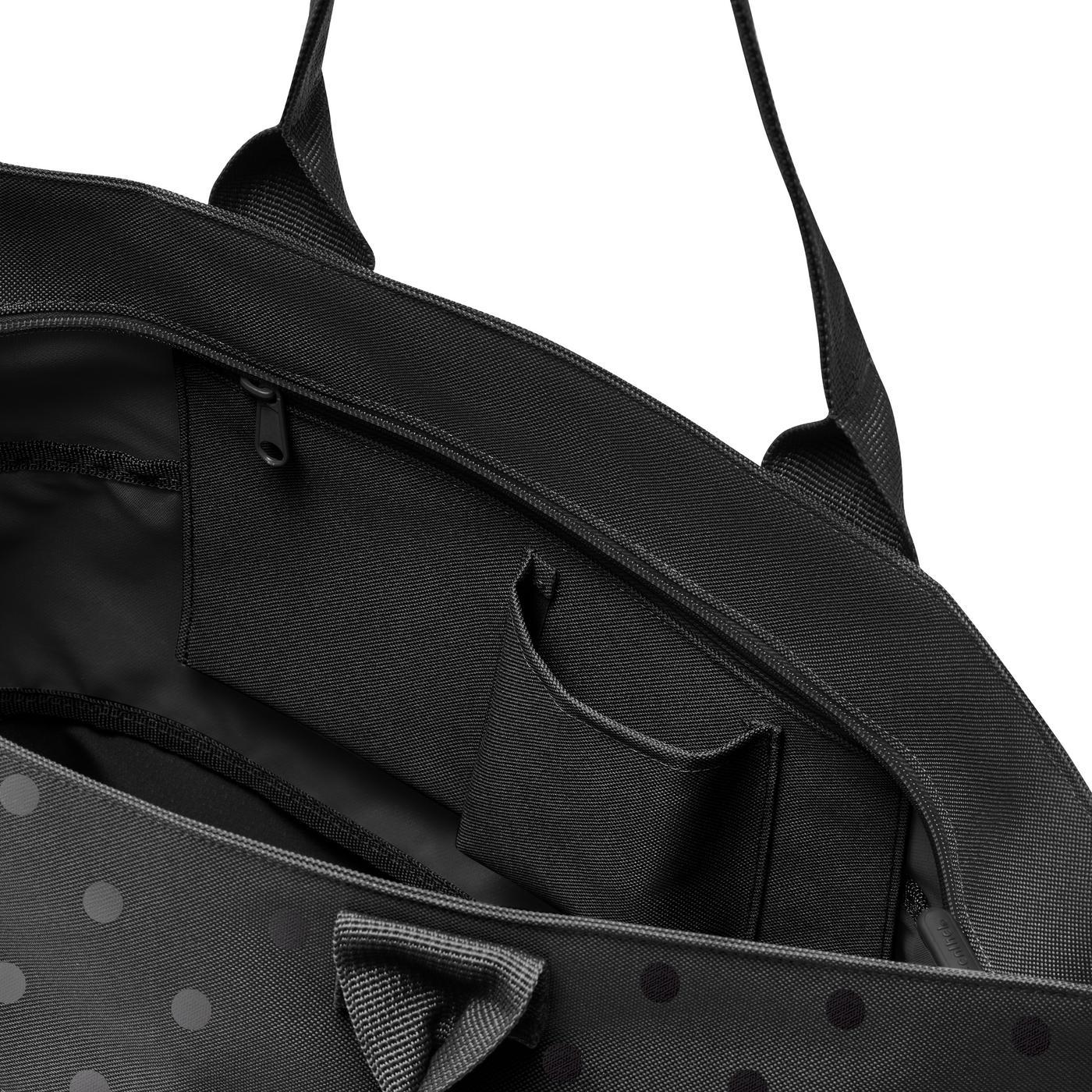 Reisenthel SHOPPER E1 in Farbe glossy dots black, Tasche, Zubehör, Handtasche, Tragetasche, Geldbörse