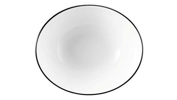 Seltmann Weiden Suppenschale oval 5238  16 cm Modern Life 10826 Black Line 