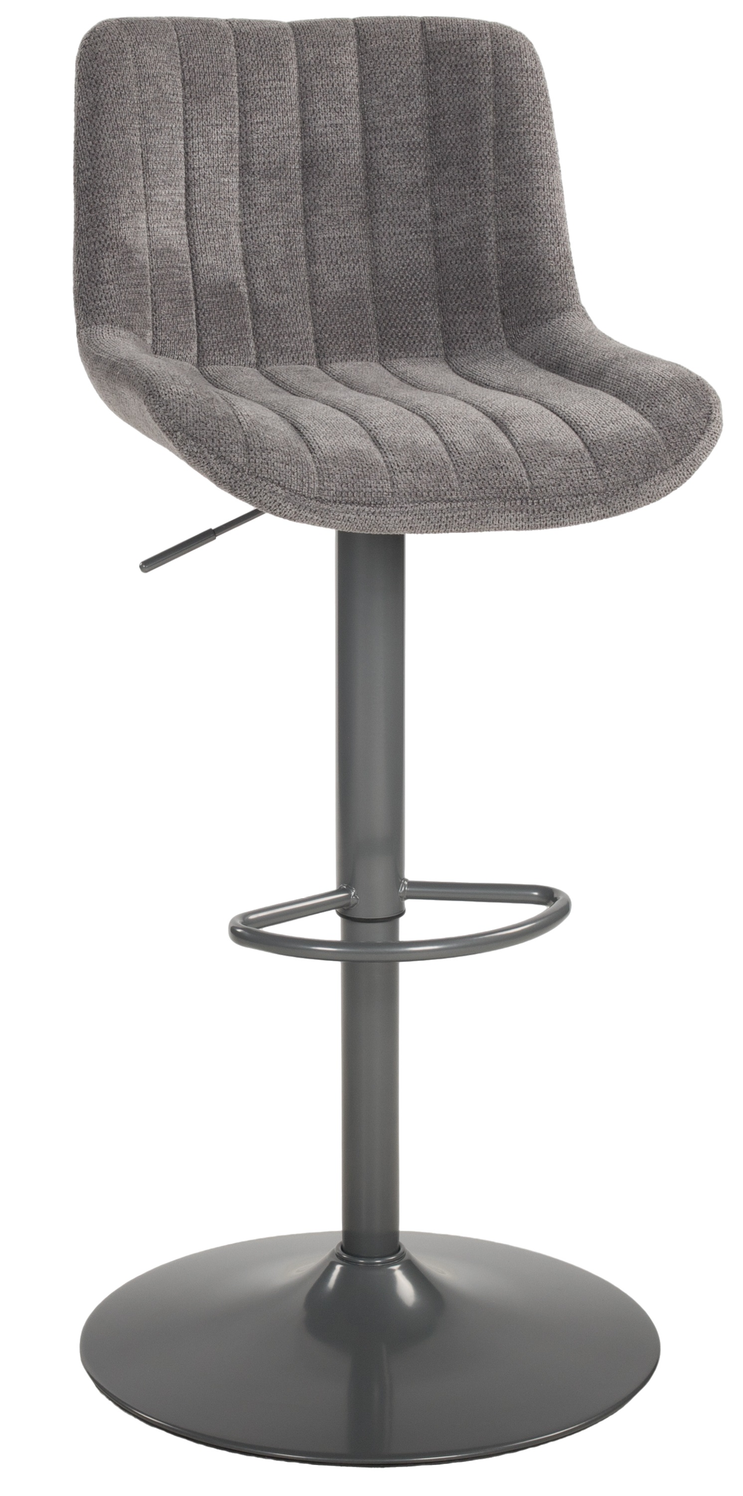 Duo Collection Barhocker KELLY in Webstoff 112 kieselgrau, Moebel, Stuhl