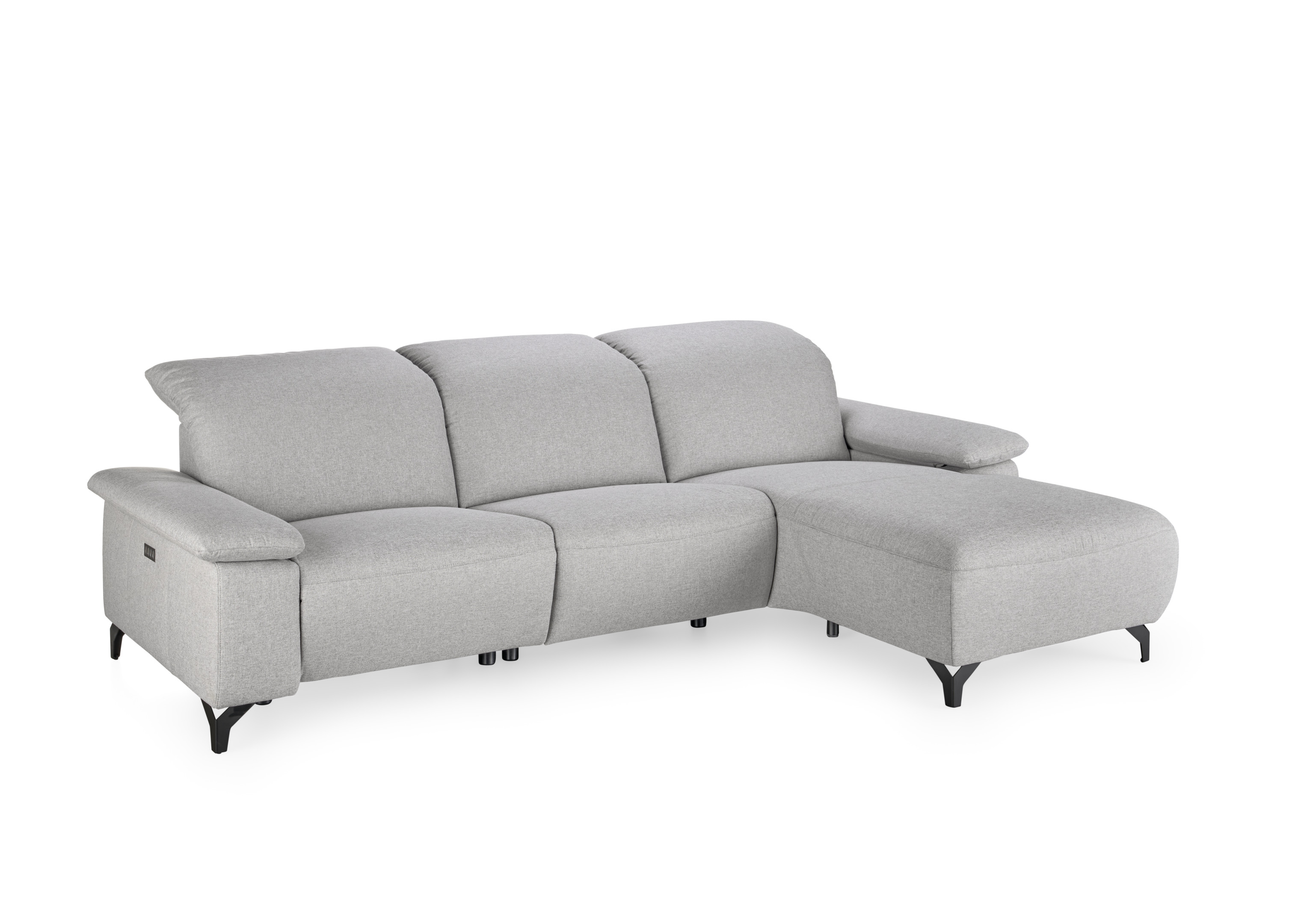 Musterring Polsterecke MR 370 ca. 280x180cm in Stoff Melrose platin