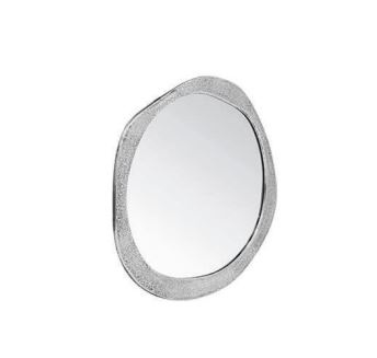 Spiegel LALITA ca. B57 H56 cm in Farbe Silber
