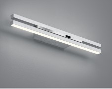 B-Leuchten LED-Wandleuchte BEN in Nickel matt mit Chrom abges.
