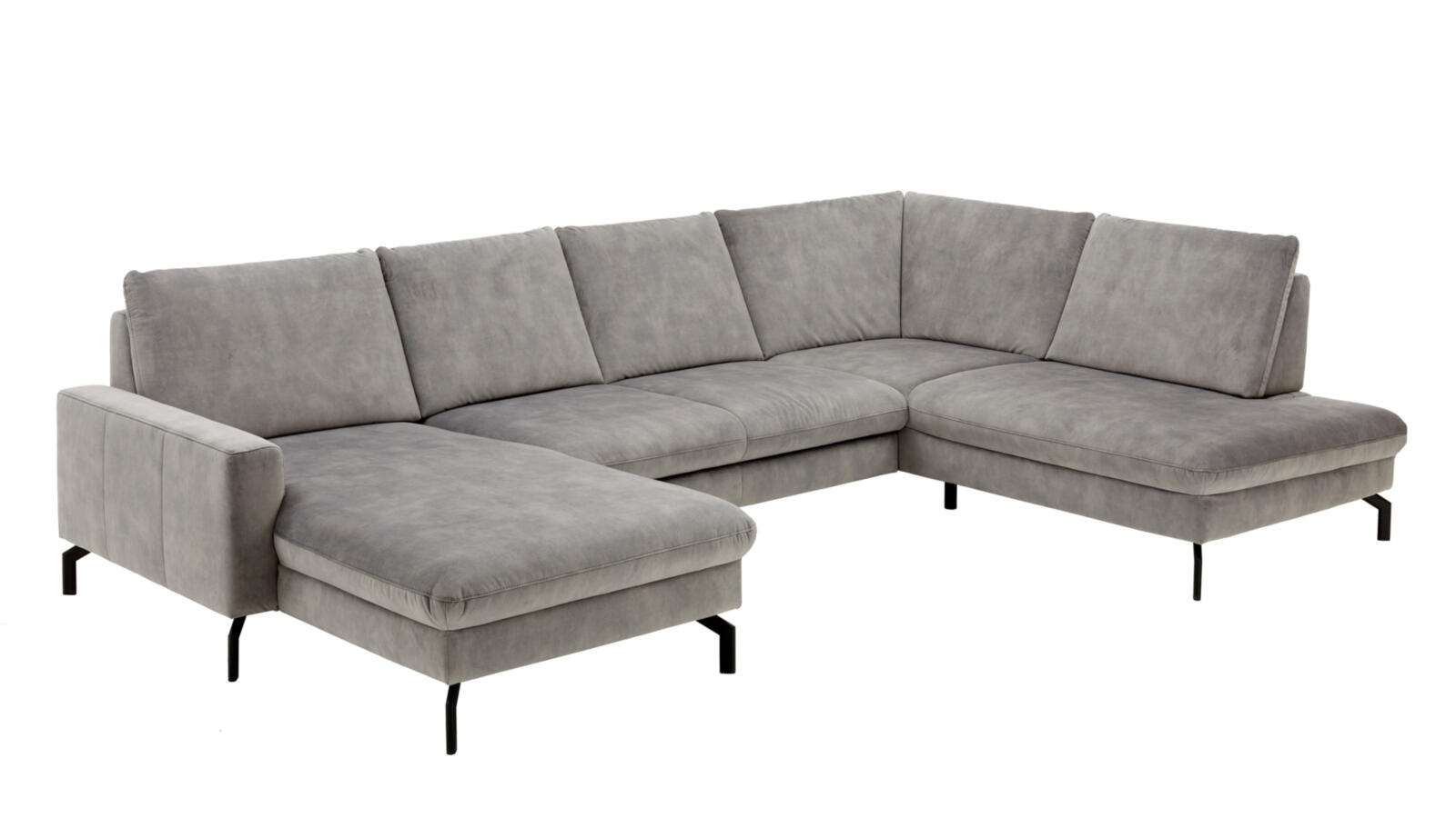 Modulmaster Wohnlandschaft MM-ZE1126 ca. 332x220cm in Stoff Amira silver Modulmaster Wohnlandschaft ca. 332x220cm in Stoff Amira silver