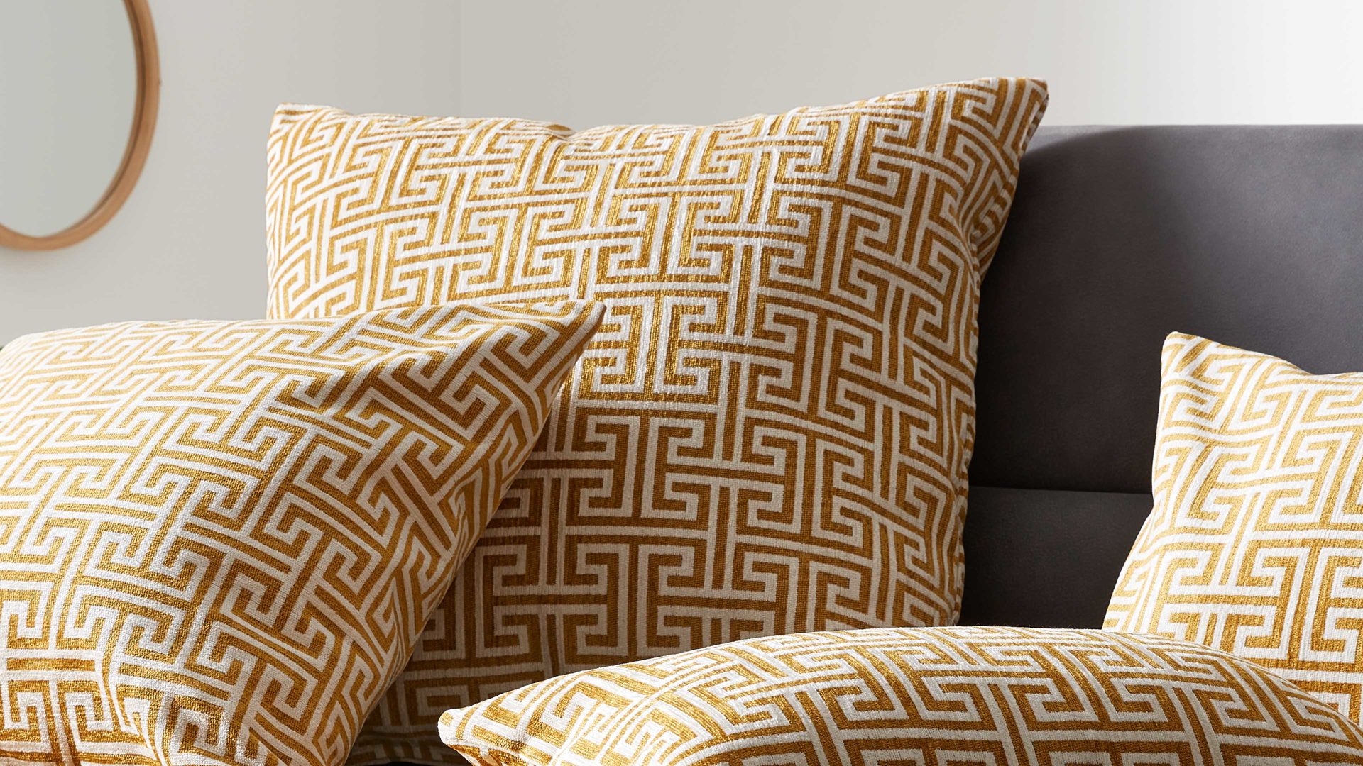Interliving Kissenhülle IL-9110 ca. 60x60cm in Farbe gold