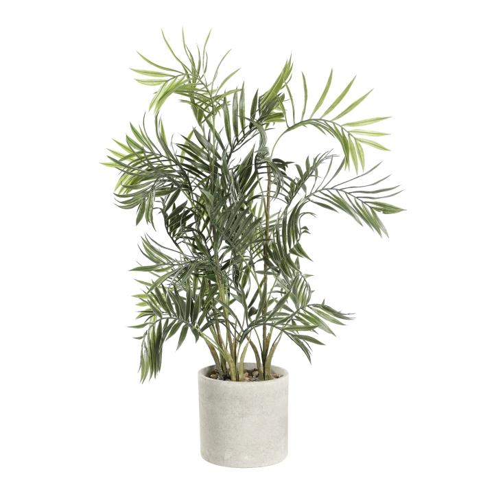 Eglo Living Kunstpflanze TOBETSU in Fb. creme,grün, Palme, Pflanze, Baum, Topfpflanze, Blatt