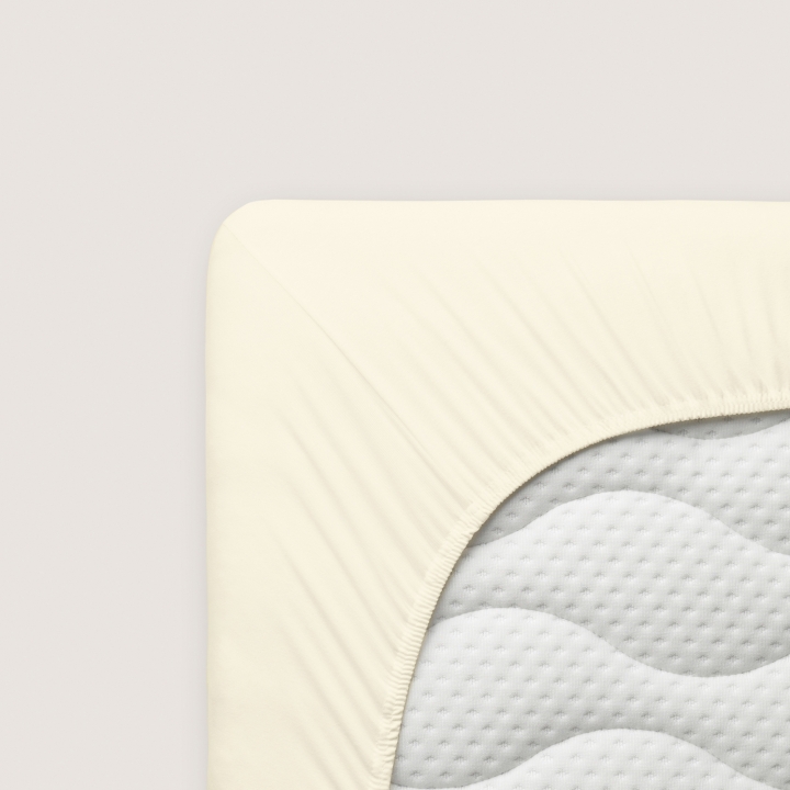 Schlafgut Pure Spannbettlaken ca. 140x200-160x220cm in Farbe Yellow Light