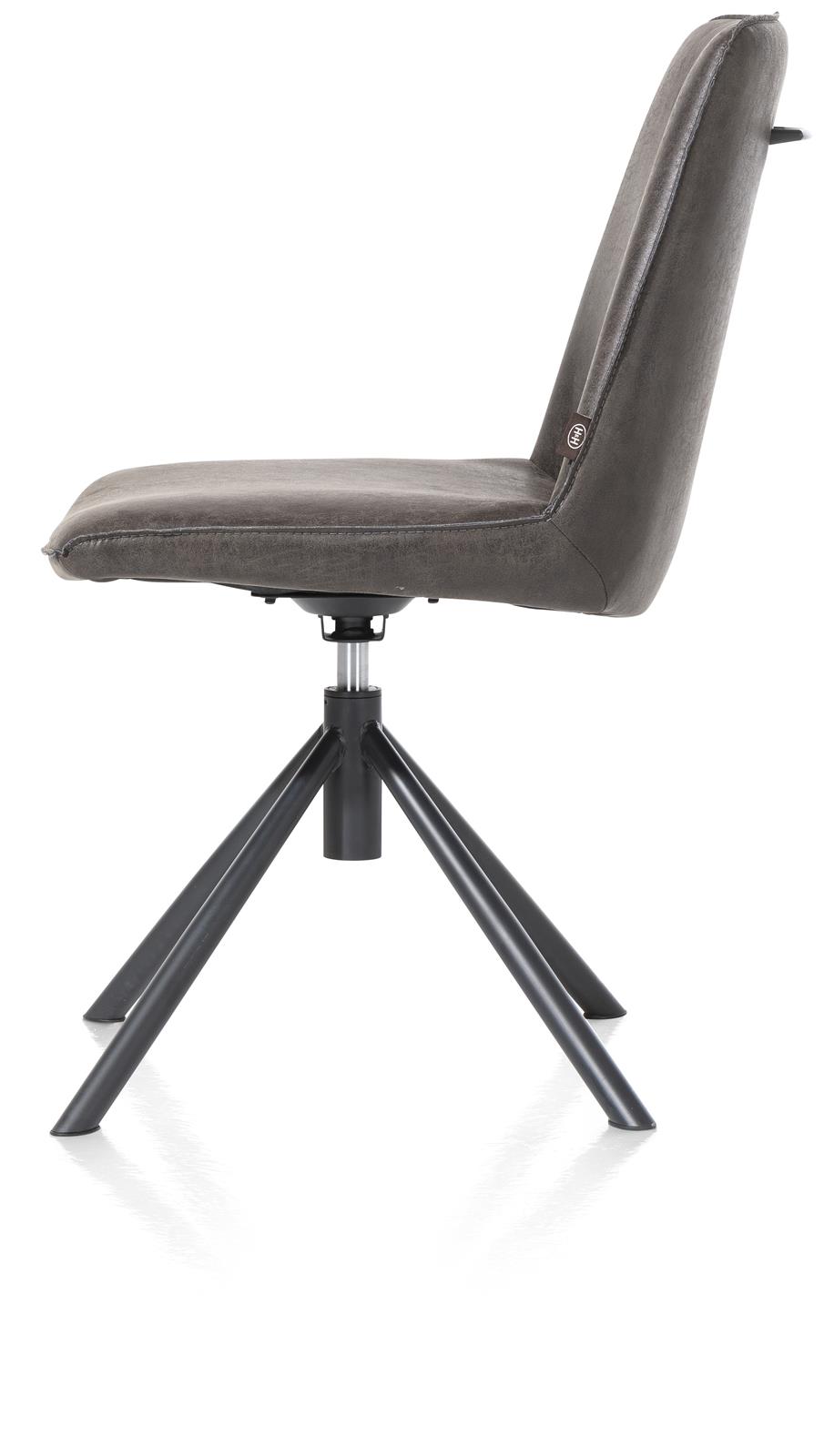 Henders & Hazel Stuhl Brody Leder Corsica semi anthrazit