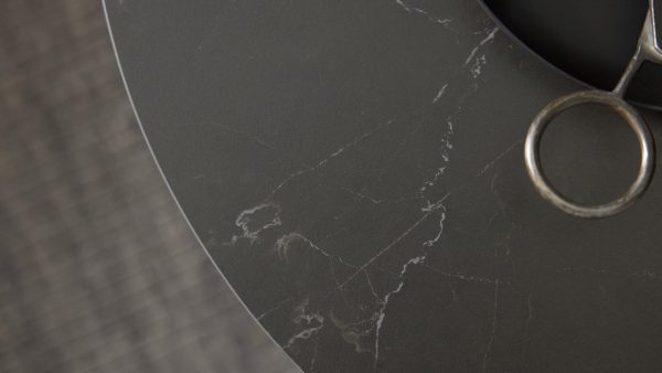 Interliving Beistelltisch IL-6221 in Keramik Marmoroptik Marquina