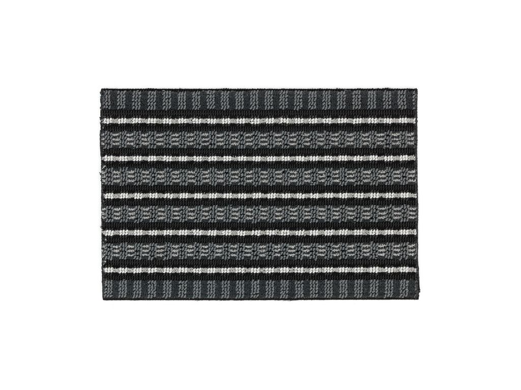 Golze & Söhne Schmutzfangmatte Poly Brush ca. 40x60cm in Farbe schwarz/silber