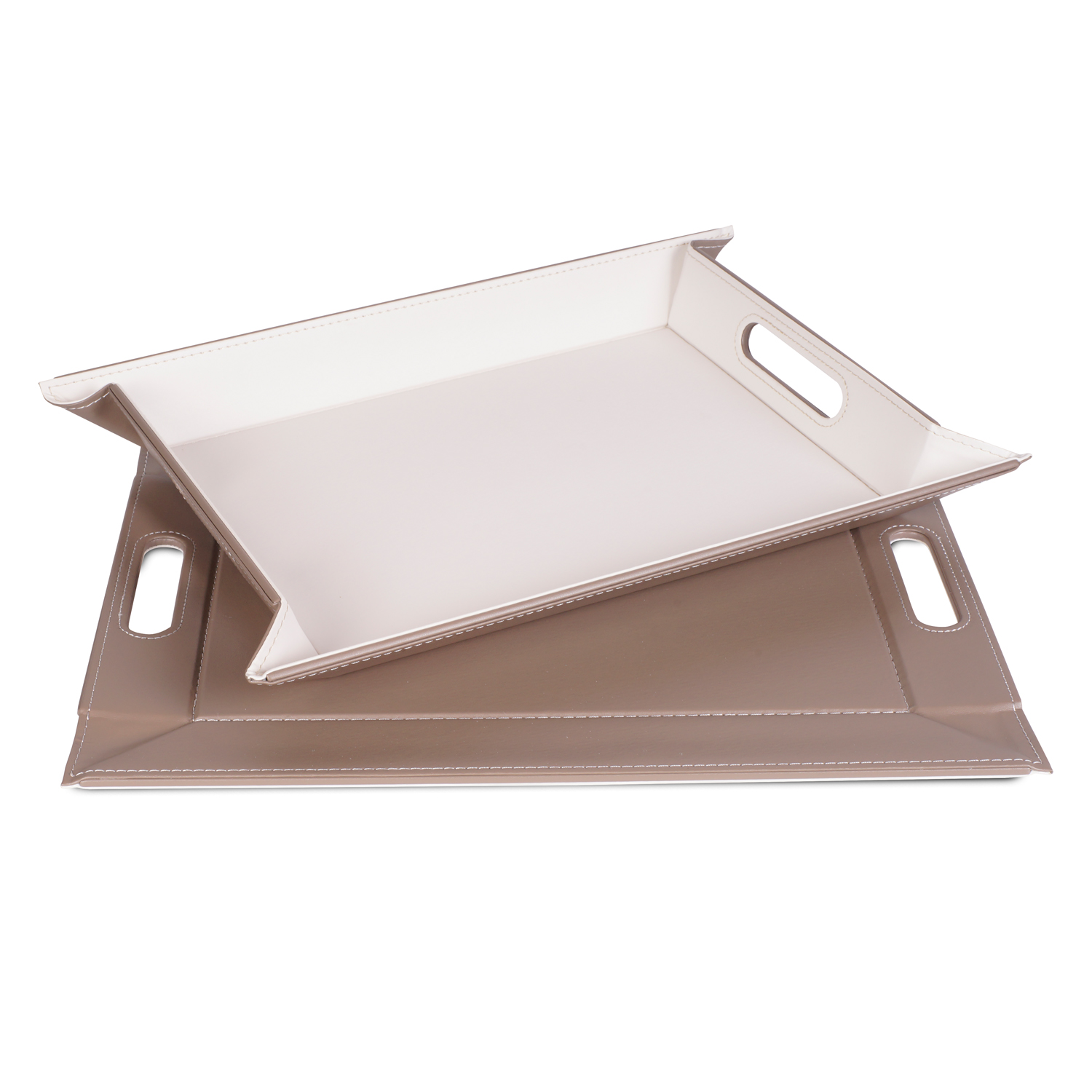Profino DUO - Wendetablett, Weiss/Taupe, groß