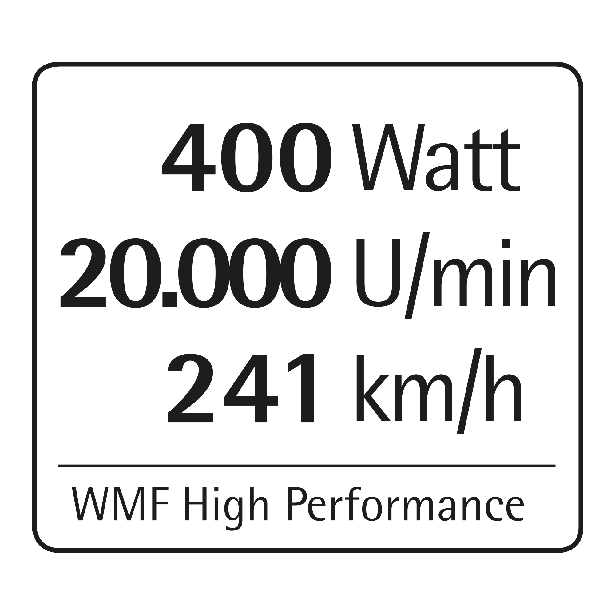 WMF KÜCHENminis Standmixer 0,8 L in schwarz/Edelstahl
